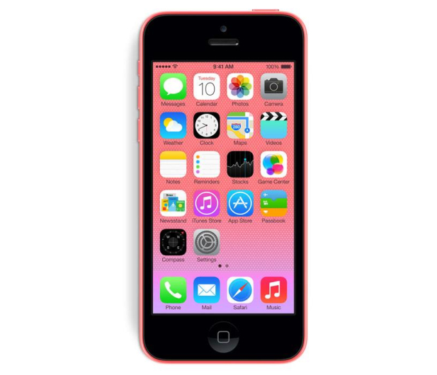 Apple iPhone 5C 16GB Różowy - 167720 - zdjęcie